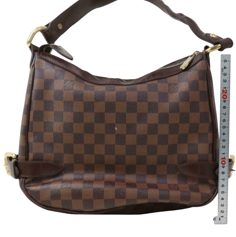 Louis Vuitton Highbury Damier Ebene Handbag Leather Authentic