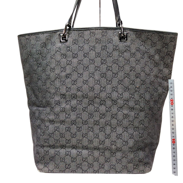 Gucci Hand Bag Black Canvas
