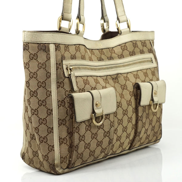 Pre-loved authentic Gucci Gg Shoulder Bag Canvas sale at jebwa