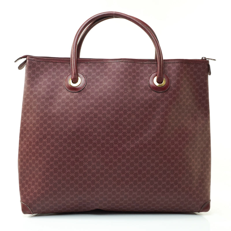Gucci Shoulder Bag Burgundy Tote