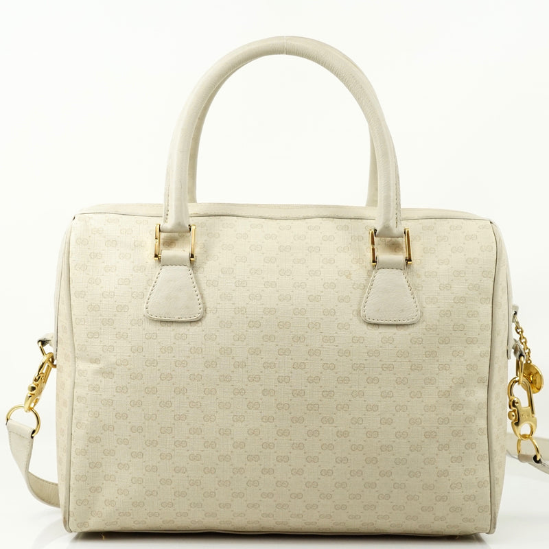 Pre-loved authentic Gucci Micro Small Gg Hand Bag Ivory sale at jebwa