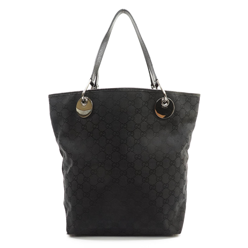 Gucci Tote Bag Canvas Black