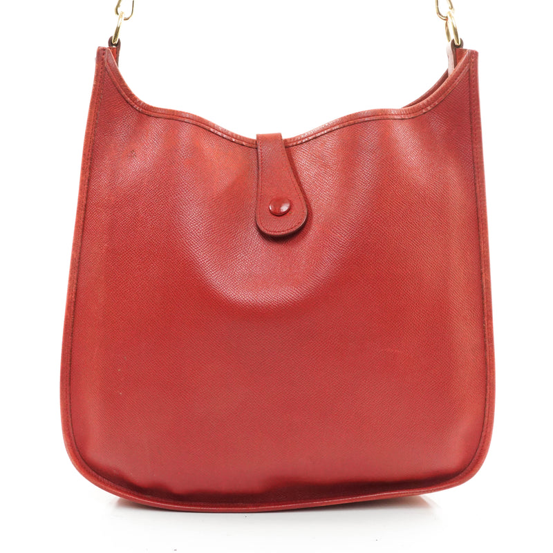 Hermes Evelyne Shoulder Bag Leather