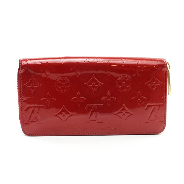 Louis Vuitton Zippy Wallet Red