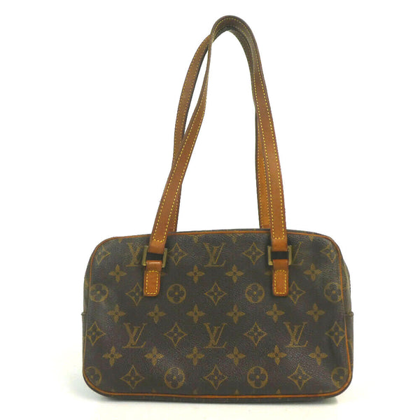 Pre-loved authentic Louis Vuitton Cite Mm Handbag Brown sale at jebwa