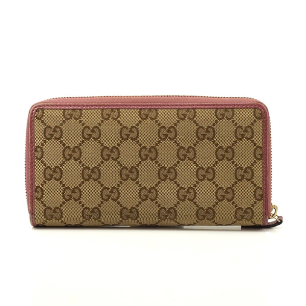 Gucci Zippy Wallet Beige Canvas
