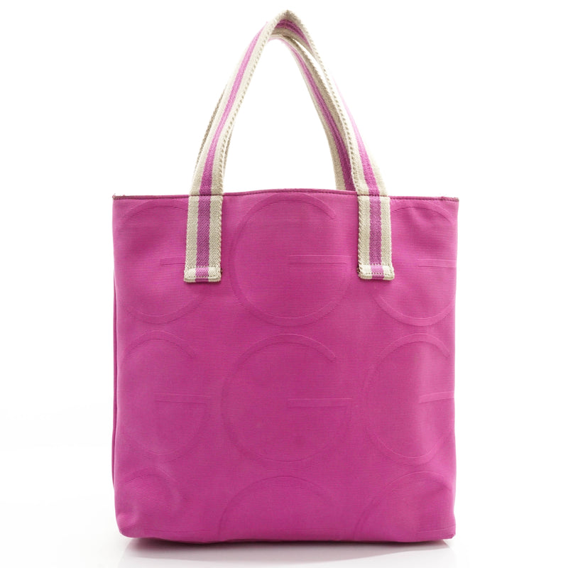 Gucci Tote Bag Canvas Pink