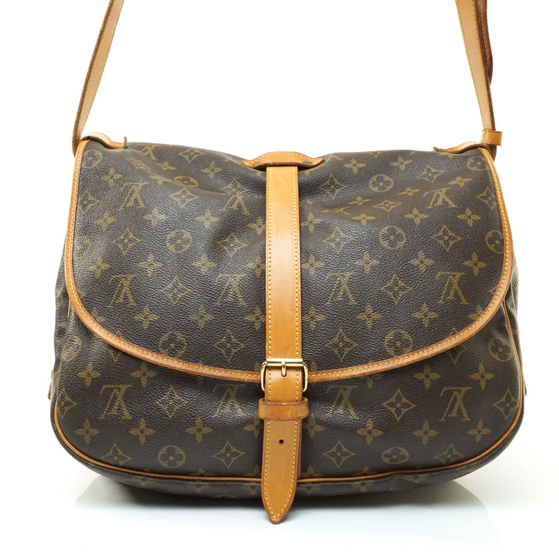 LOUIS VUITTON Monogram Canvas Saumur 30 Shoulder Bag - 20% OFF