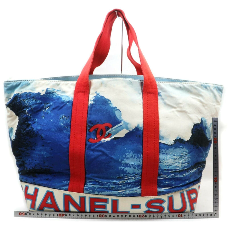 Chanel Tote Bag Canvas Multi-Color