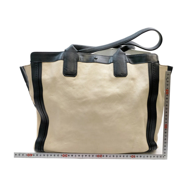 Chloe Alison Tote Bag Leather Cream