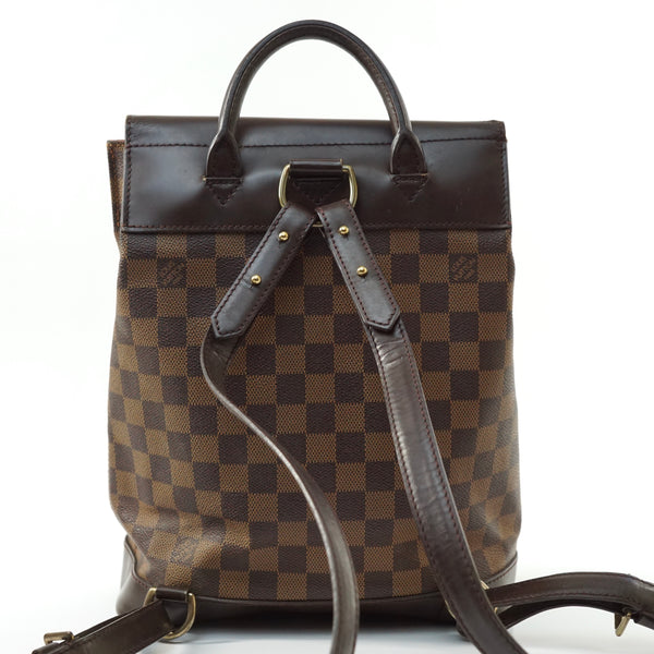 Pre-loved authentic Louis Vuitton Soho Backpack Brown sale at jebwa.