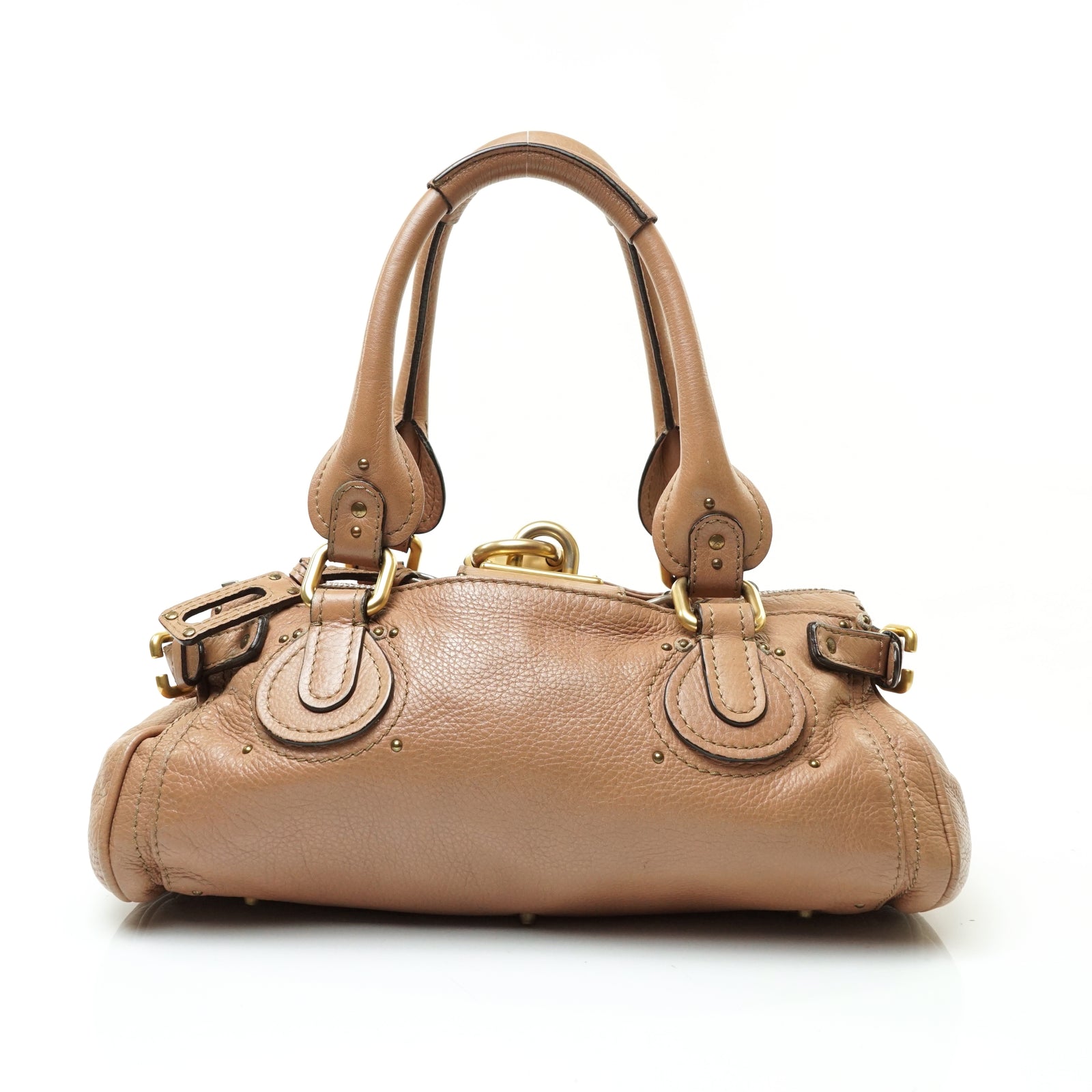 (美品) Chloé クロエPaddington パディントン　キャメル色 クロエ(Chloe) パディントン(PADDINGTON) 中古 ハンドバッグ