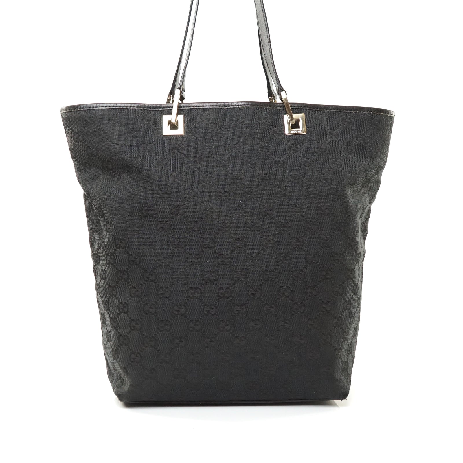 Gucci Tote Bag Black Canvas