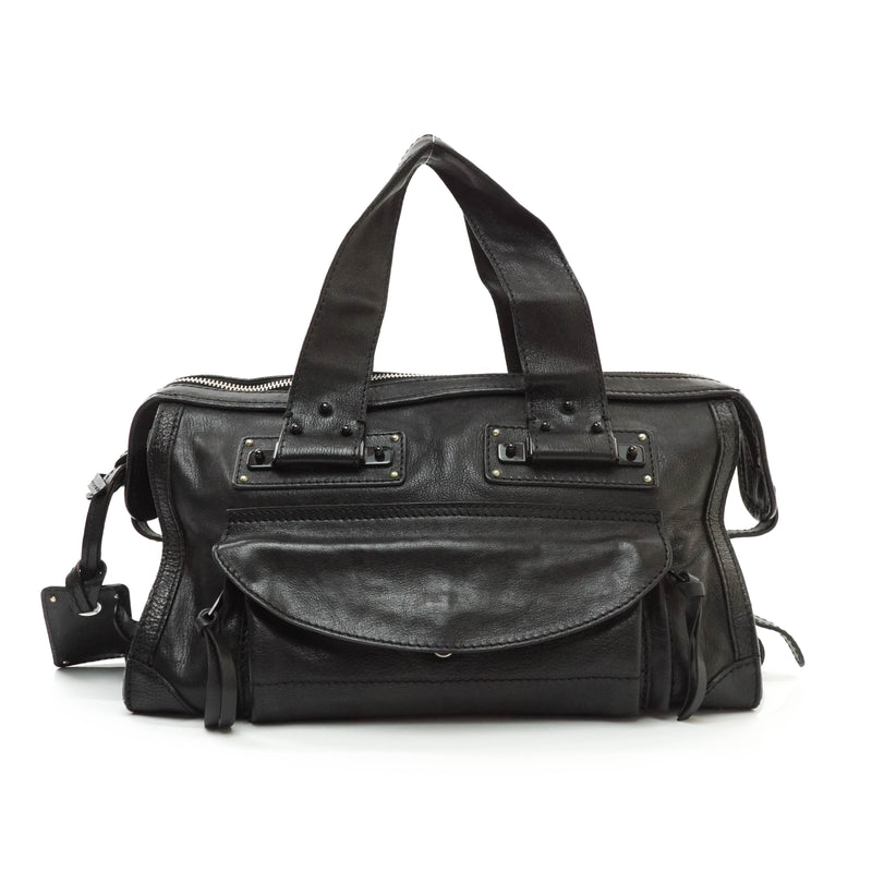 Chloe Tote Bag Leather Black