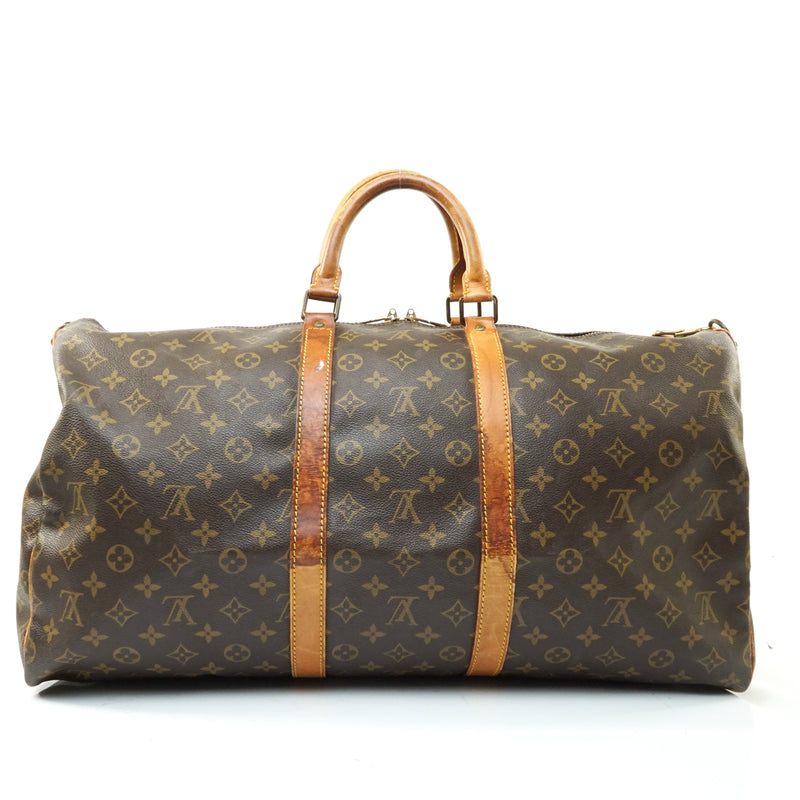 Pre-loved authentic Louis Vuitton Keepall 60 sale at jebwa.