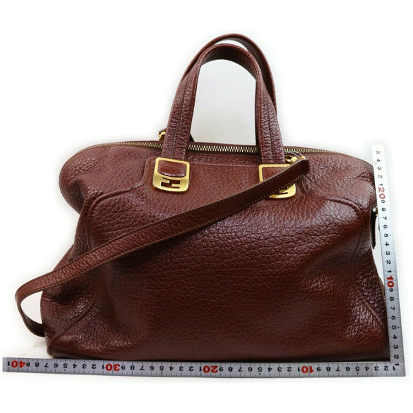 Pre-loved authentic Fendi Shoulder Bag Brown sale at jebwa.
