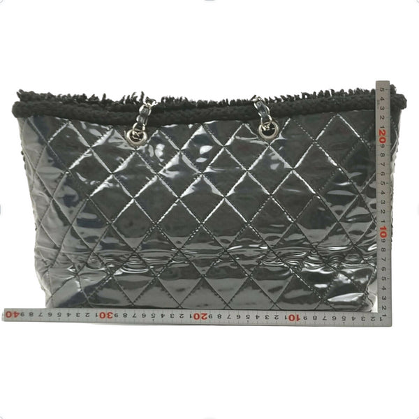 Chanel Tote Bag Vinyl Black