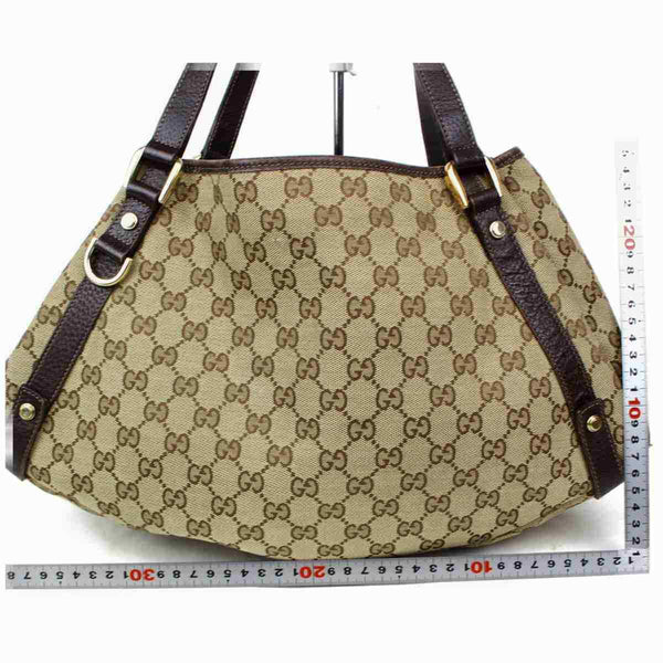 Pre-loved authentic Gucci Abbey Tote Bag Light Brown sale at jebwa