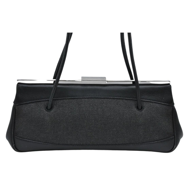 Gucci Gg Shoulder Bag Black Canvas