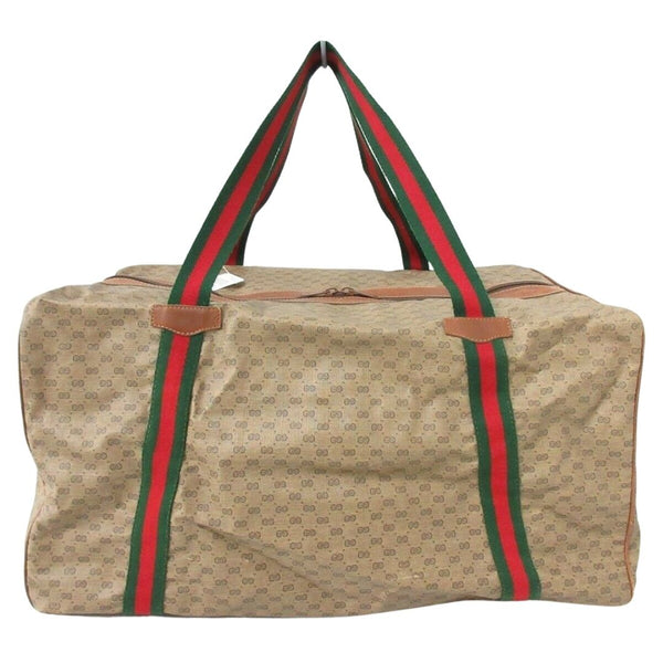 Gucci Micro Gg Travel Bag Brown