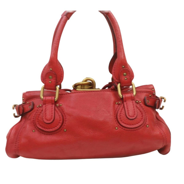 Chloe Paddington Hand Bag Red