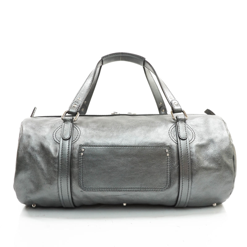 Chloe Paddington Boston Bag Silver