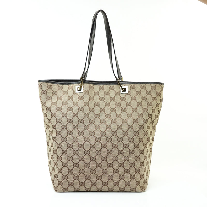 Pre-loved authentic Gucci Gg Tote Bag Canvas Beige sale at jebwa.