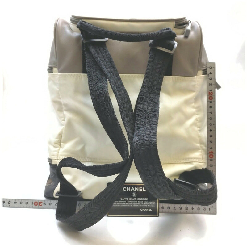 Chanel Sport Line Back Pack Cream