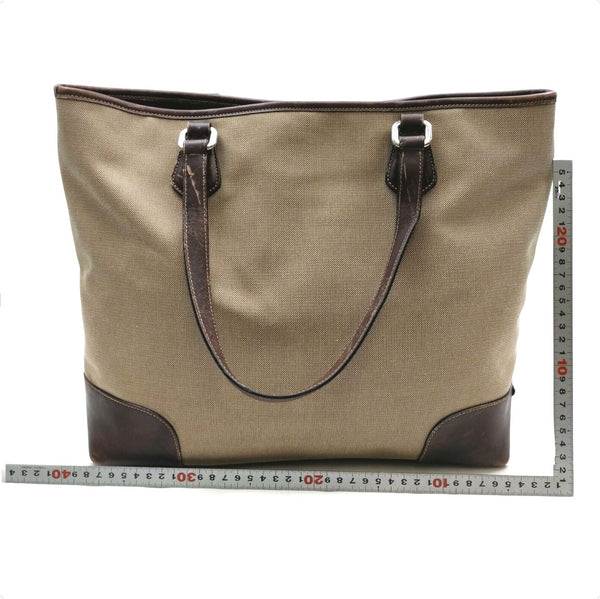 Prada Tote Bag Canvas Brown