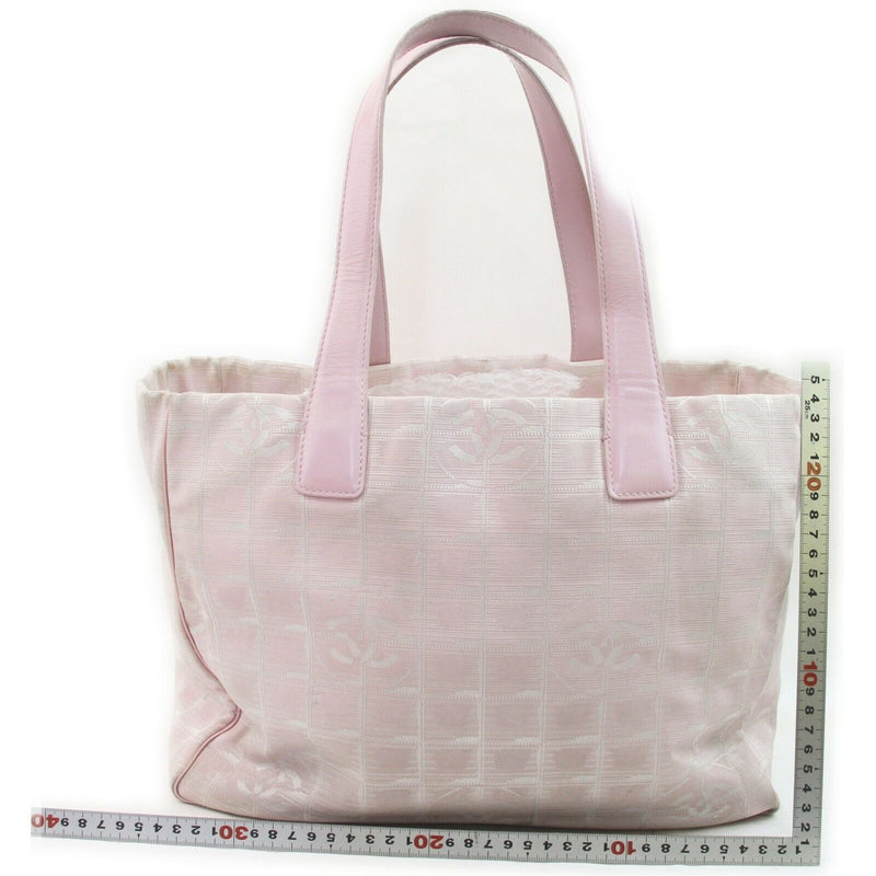 CHANEL-Travel-Line-Nylon-Jacquard-Leather-Shoulder-Bag-Pink-A20516 –  dct-ep_vintage luxury Store