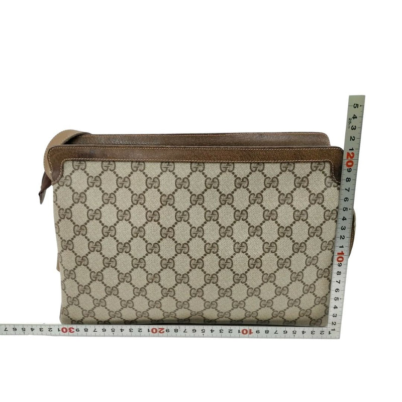 Gucci Crossbody Bag Brown Canvas