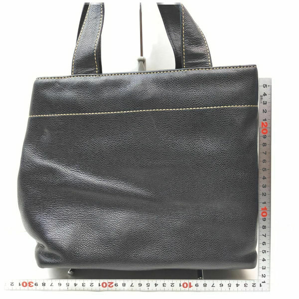 Chanel Tote Bag Black Leather