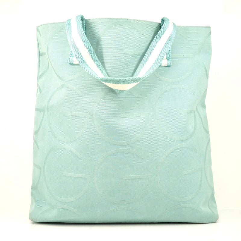 Pre-loved authentic Gucci Tote Bag Light Blue Canvas sale at jebwa