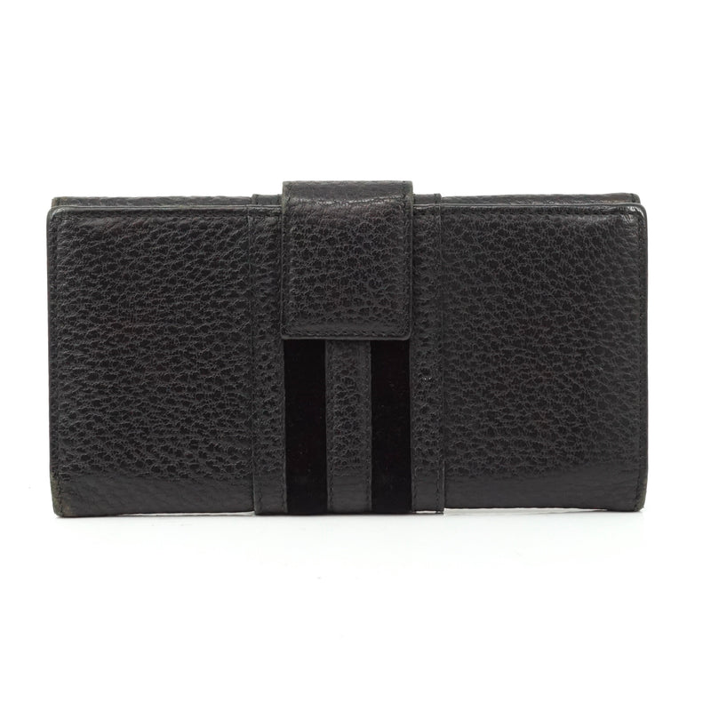 Pre-loved authentic Gucci Wallet Black Leather sale at jebwa.