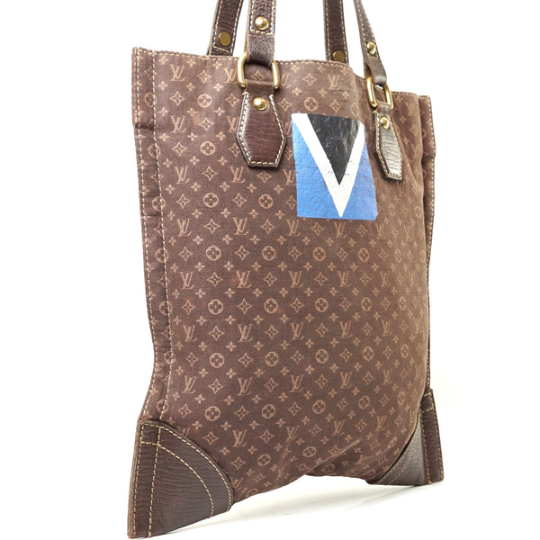 Pre-loved authentic Louis Vuitton Tanger Tote Bag Brown sale at jebwa