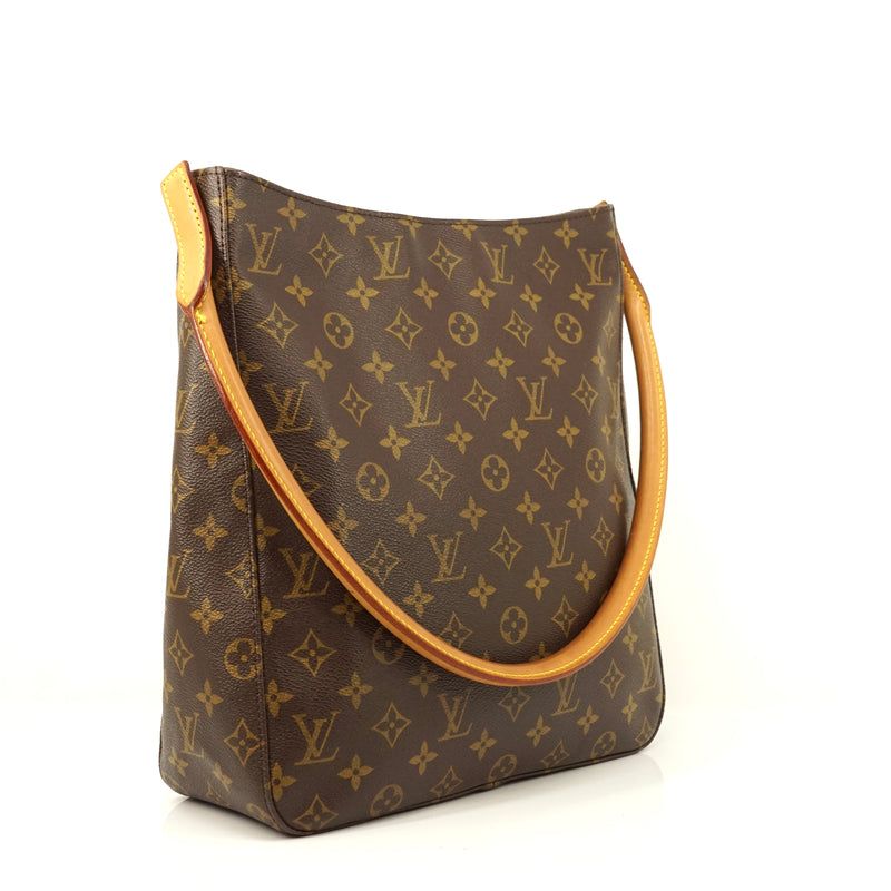Authenticated Used LOUIS VUITTON Looping GM Shoulder Bag Monogram