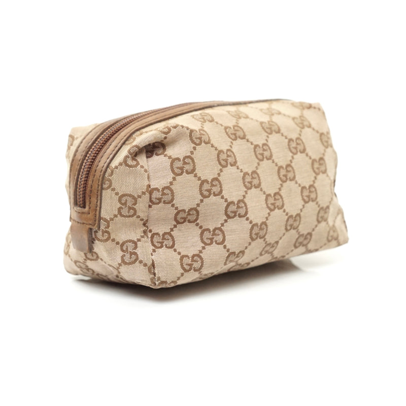 Gucci Gg Cosmetic Pouch Canvas