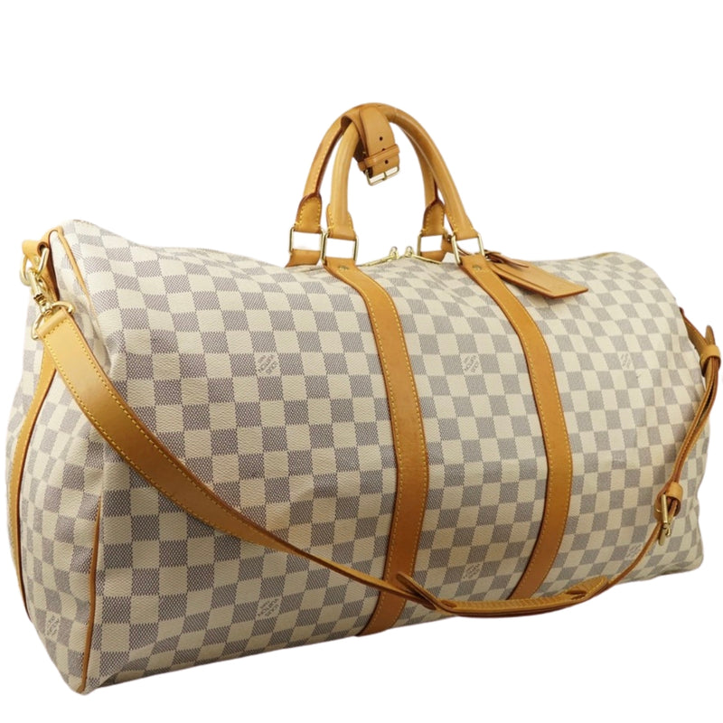 Pre-loved authentic Louis Vuitton Keepall 55 sale at jebwa.