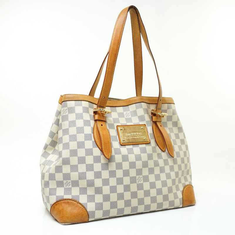 Pre-loved authentic Louis Vuitton Hampstead Mm Tote Bag sale at jebwa.