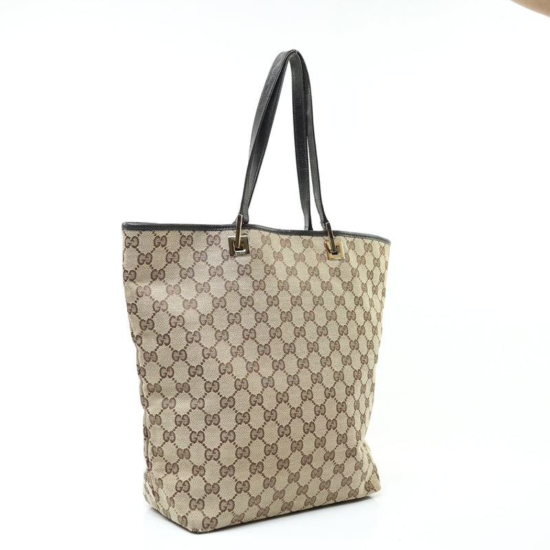 Pre-loved authentic Gucci Gg Tote Bag Canvas Beige sale at jebwa.