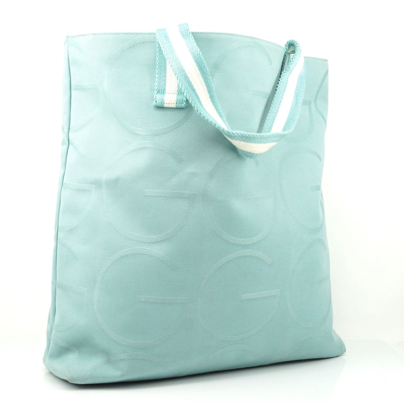 Pre-loved authentic Gucci Tote Bag Light Blue Canvas sale at jebwa