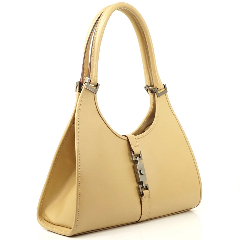 Pre-loved authentic Gucci Leather Hand Bag Beige sale at jebwa