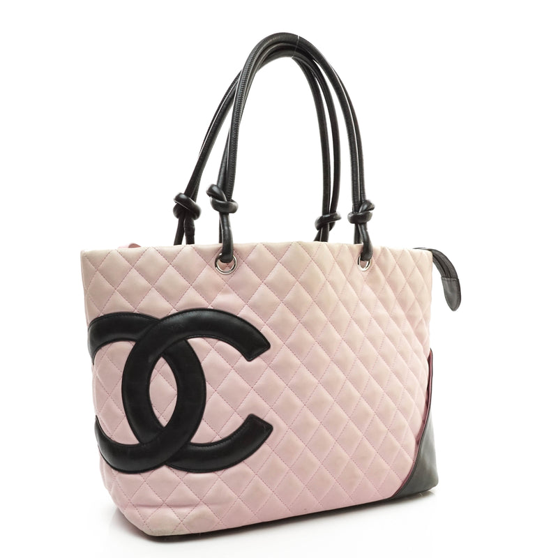 Chanel Cambon Line Tote Bag Pink