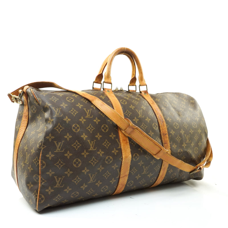 Pre-loved authentic Louis Vuitton Keepall 60 sale at jebwa.