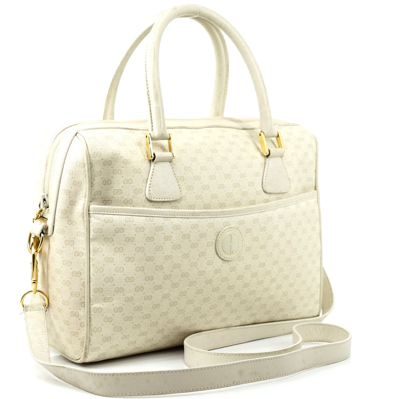 Pre-loved authentic Gucci Micro Small Gg Hand Bag Ivory sale at jebwa