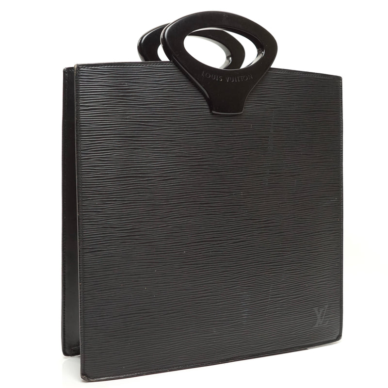 Louis Vuitton Black Epi Leather Ombre Tote Bag.  Luxury