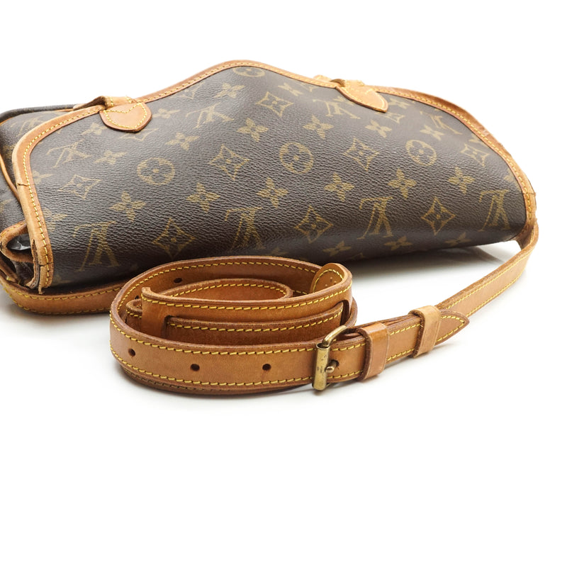 Louis Vuitton Gibeciere MM M42247 Brown Monogram Shoulder Bag 11422