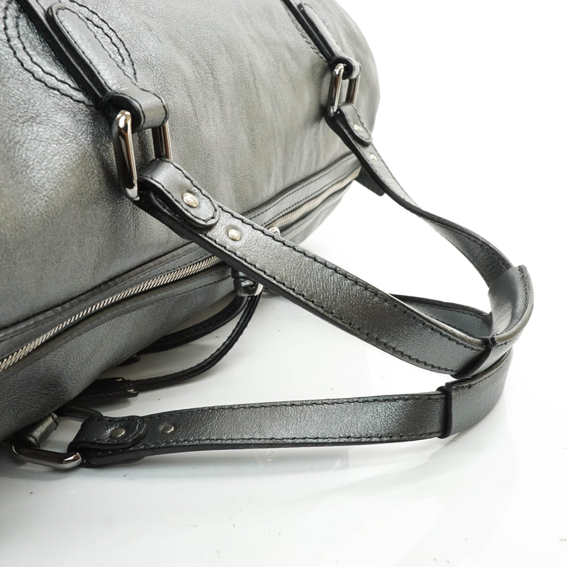 Chloe Paddington Boston Bag Silver