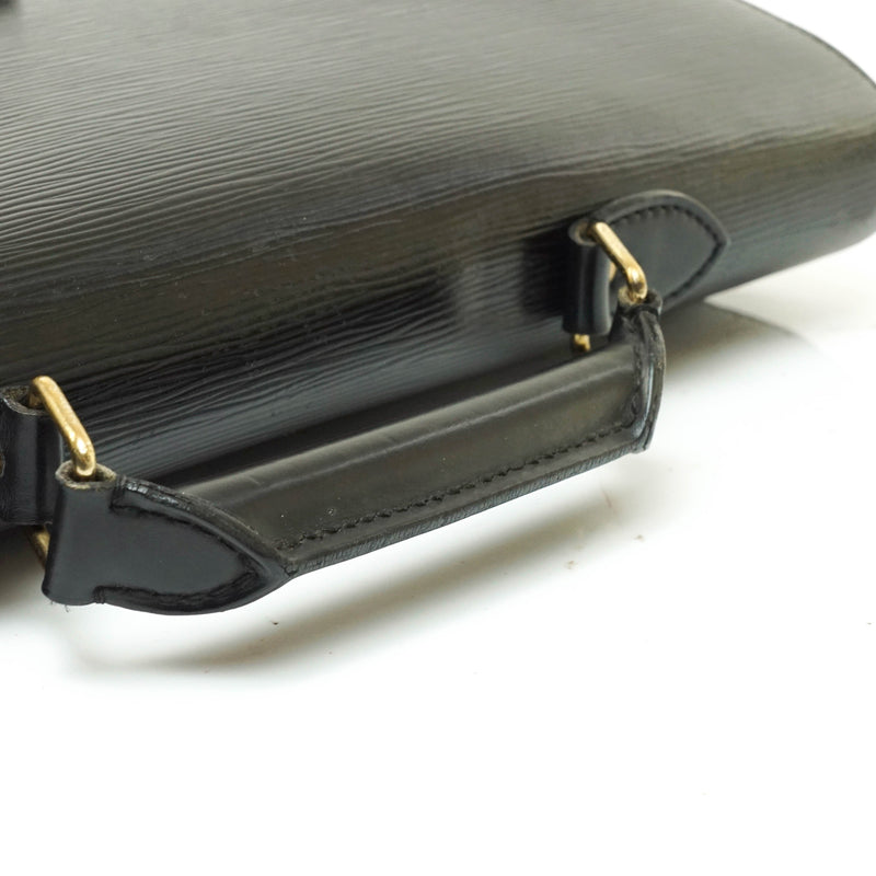 Louis Vuitton Epi Serviette Ambassadeur Briefcase - Black