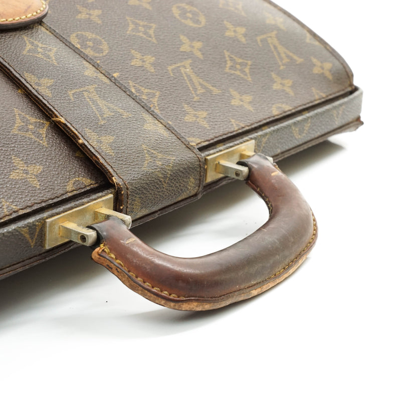 LOUIS VUITTON Vintage Fermoir Monogram Briefcase / Doctor Bag